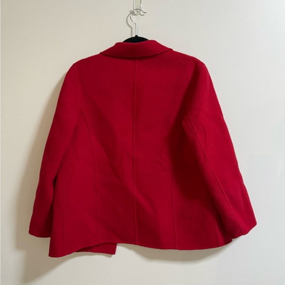 Talbots Red Wool Blazer - Picture 5 of 7